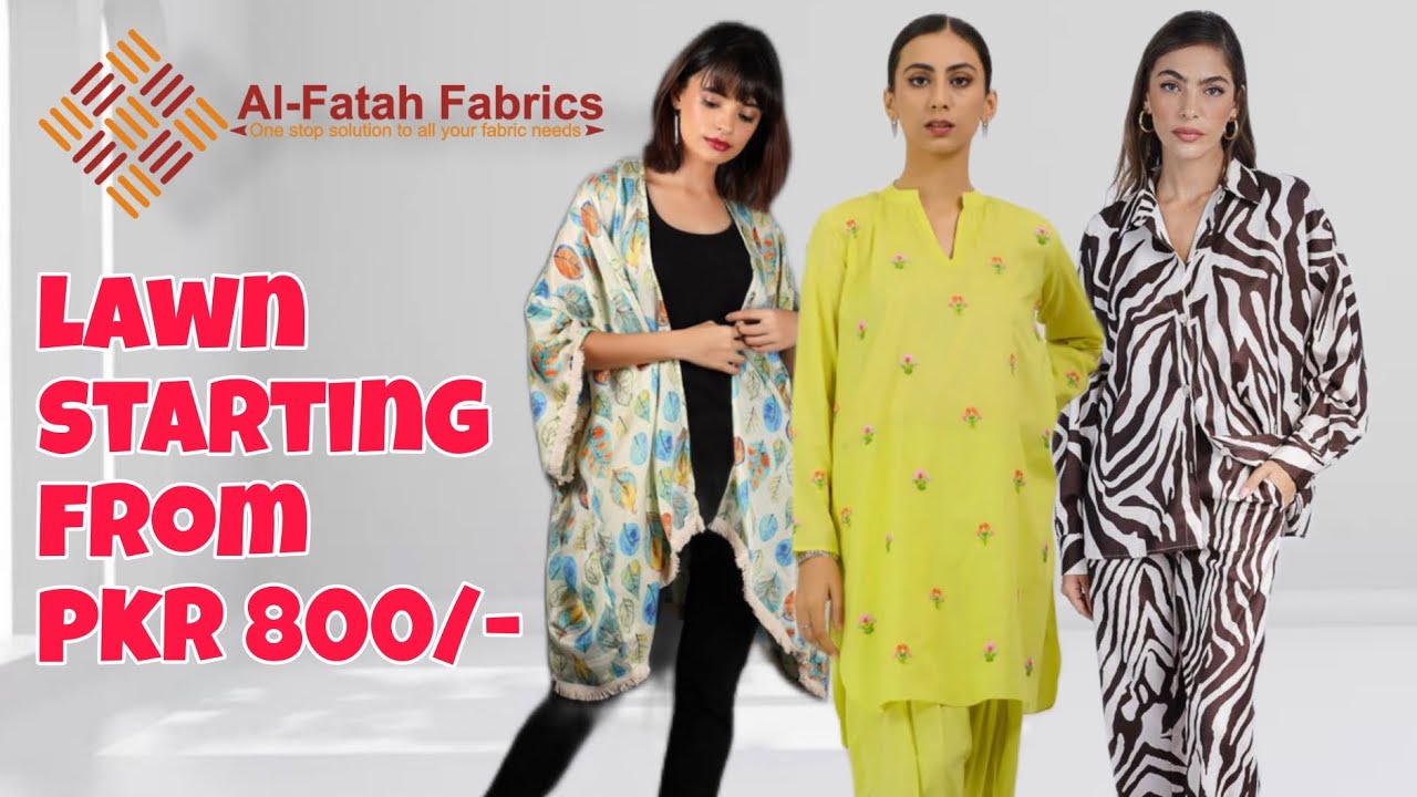 Al Fatah Fabrics Shopping Haul, Pima Lawn, Cambric and Embroidery Lawn Review | Ara Malik