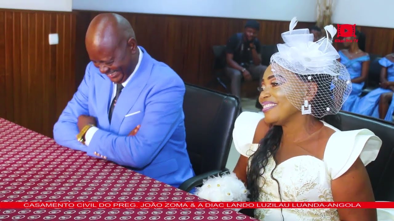 Casamento Civil do Preg. João Zoma & Diac Lando Luzilau, Cidade de Luanda, Angola