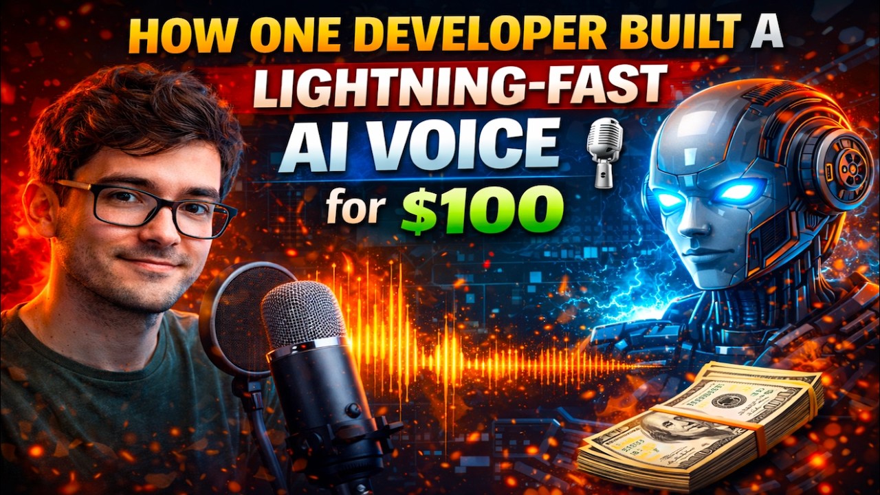 How One Developer Built a Lightning-Fast AI Voice for $100 🎙️