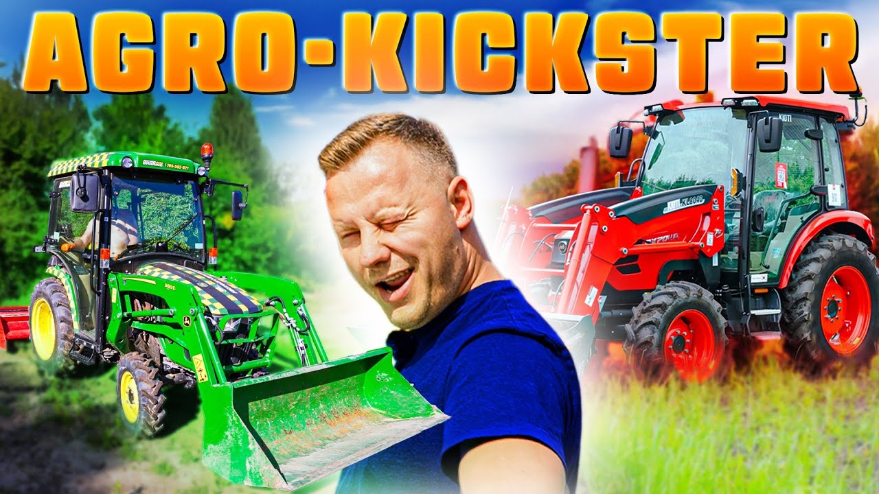 Zniszczyłem szybę w ciągniku xD - Kickster BUDUJE #8 (ROLNIKUJE)