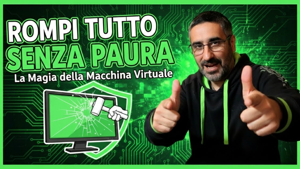 Thumbnail del video Macchina Virtuale con VirtualBox: Rompi Tutto Senza Rischi
