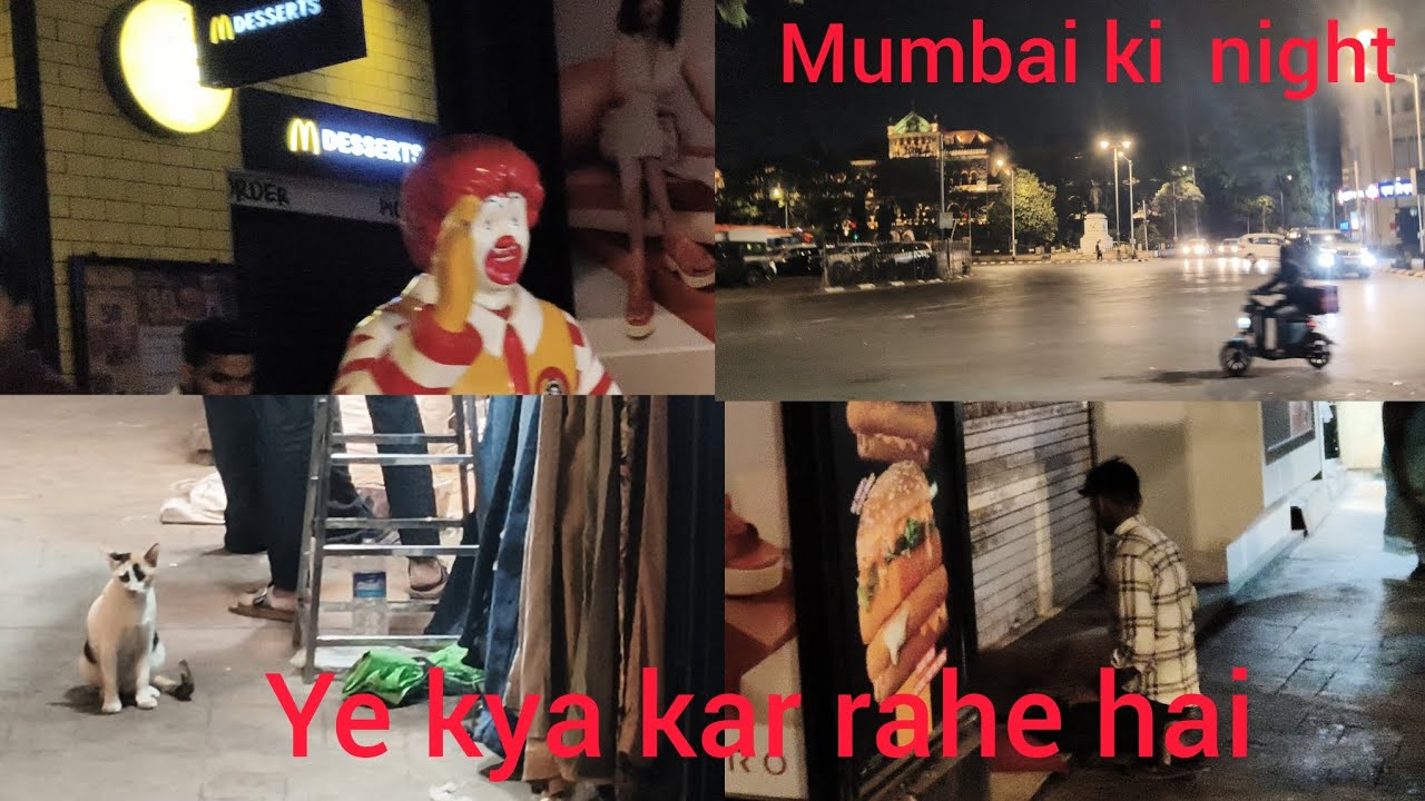 Mumbai ki night vlog 🌃 |raat me 🌃Mumbai kes hai❌