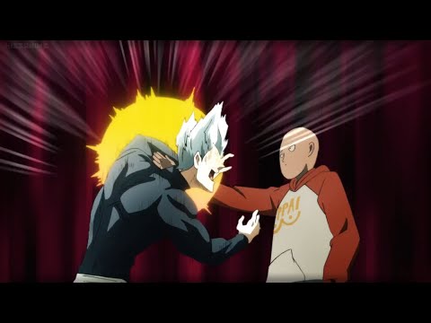 Saitama One Shots Garou !! - Garou Vs Saitama ( One Punch Man Season 2 )