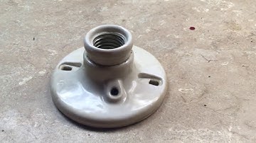Repairing the Pull Chain Switch on a Porcelain Socket