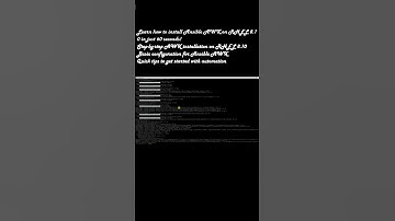 Install Ansible AWX on RHEL 8.10 in 60 Seconds ! #shorts #trending