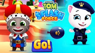 Talking Tom Farts Gameplay - Danger Hank j Officer Angela j King Tom j Top Android Game