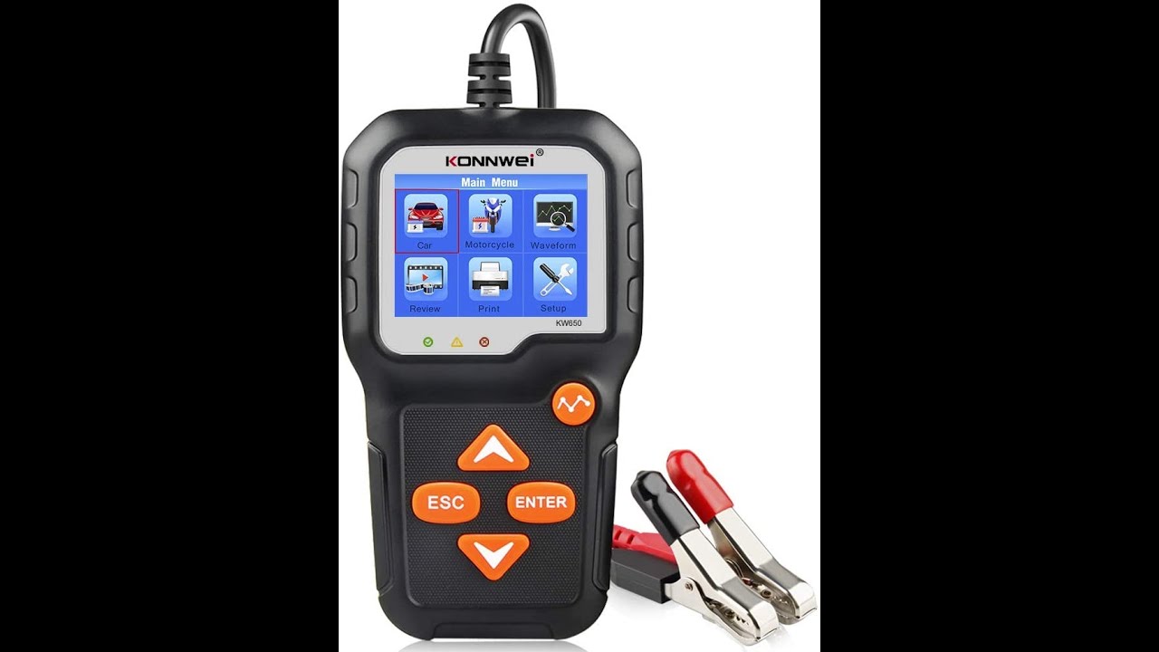 Konnwei KW650 Battery Tester and Charging System Analyzer Review 