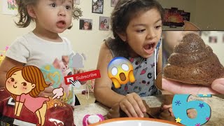 Poop cupcakes emojis, Mia's kitchen.