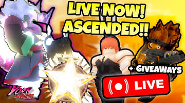 [YBA] INSANE SKIN GRINDING + HITTING ASCENDED, GIVEAWAYS AND MORE!