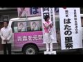 波多野里奈 街頭演説(岡田外務大臣)