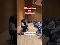 AUDITION AFFIRMATION