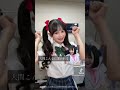 取材先でHKT48見てました！って方が同一人物だと理解できずその場で調べてめちゃびっくりしてた😂垢抜け頑張る✊🏻🎀#CANDYTUNE #きゃんちゅー #村川緋杏 #FRUITSZIPPER