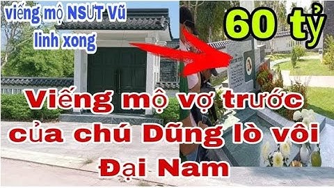 Viếng mộ NSUT Vũ Linh xong qua viếng mộ 60 tỷ vợ trước của chú Dũng lò vôi Đại Nam