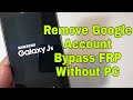 Samsung J5 SM-J500F. Remove Google Account. Bypass FRP.