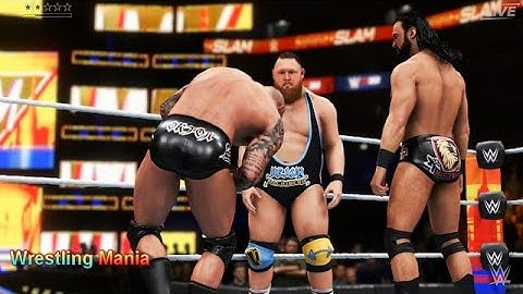 WWE 2K20 Drew Mcintyre Vs Otis Vs Randy Orton WWE Championship Match on SummerSlam Gameplay in Hindi