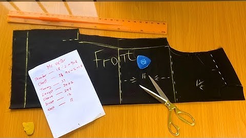 Native shirt cutting *SENATOR WEAR* (how to cut a professional senator wear step by step