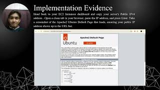 AWS Cloud-Based Web Application Deployment Presentation