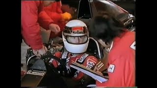 1990 - Allan McNish test McLaren MP4/5B @ Suzuka