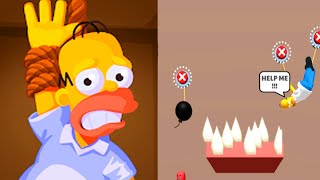 Save the Dude! Rope Puzzle Game All Level 73-106 Funny Solution Android Gameplay Walkthrough screenshot 3