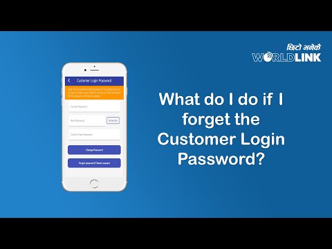 What Do I Do If I Forgot Customer Login Password?