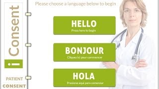 Medical and Surgical Procedures Digital Informed Consent Form - Interactive Kiosk