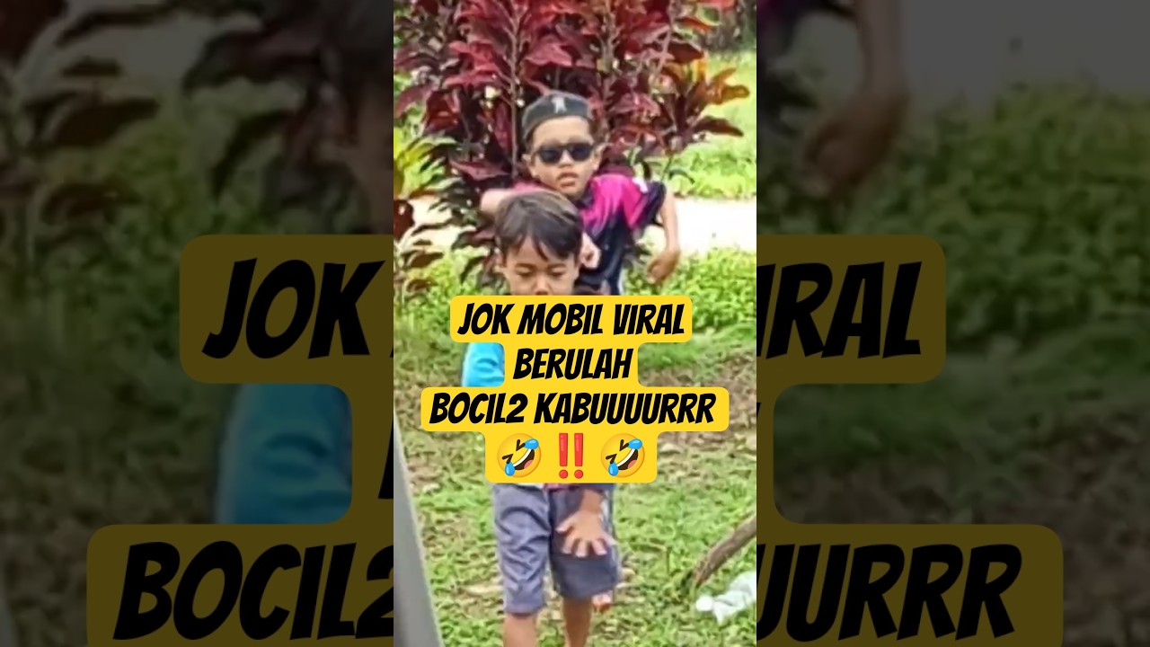 Jok Mobil Viral kembali berulah Bocil2 Kabuuuurrr 🤣‼️😱‼️ 