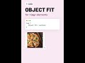 ⌨️ CSS: Object Fit ✨ #css #coding #programming #ai #python #html #generativeai #java #c++ #new