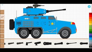 Labo Tank - Blue Armoured Vehicle