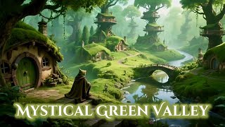 Mystical Green Valley |  Hobbit Fantasy Ambience with Soft Harp, Flute and Choir Pads screenshot 5