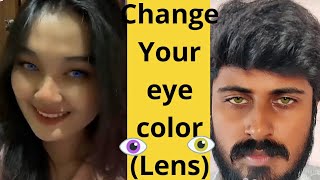 How to change eye color without editing | 10 color lenses | Insta reels ideas | Mr Chauman screenshot 3