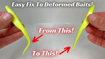 Easy Fix To Repair Deformed Plastic Baits!