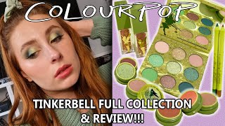 COLOURPOP X DISNEY'S TINKERBELL FULL COLLECTION | REVIEW, SWATCHES, TUTORIAL & COMPARISONS