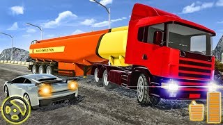 US Oil Tanker Truck Uphill Driving Simulator 2019 - Offroad Truck Driver | Android Gameplay screenshot 3