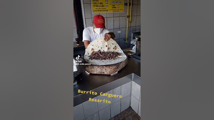 Taqueria el zurdo, giant burrito carguero,Rosarito