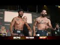 BKFC 69 RICHARDSON vs LARRIMORE WEIGH IN
