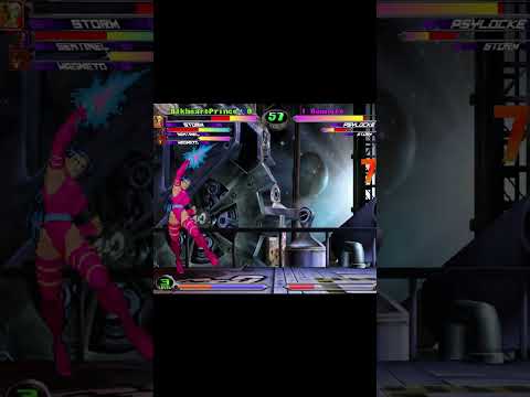 MvC2: Romneto - Psylocke Guard Cancel to Double Snap Assist Kill .:10.3.24:.