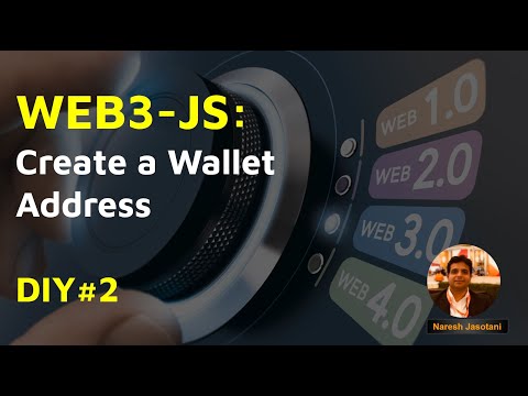 WEB3JS - Create a Wallet Address - DIY#2