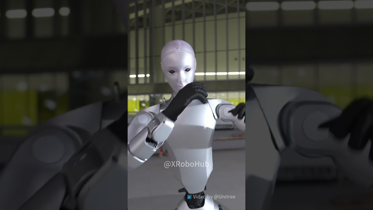 🎭 Unitree H2 получает ЛИЦО, занимается балетом и кунг-фу! 31 сустав, рост 188 см. 