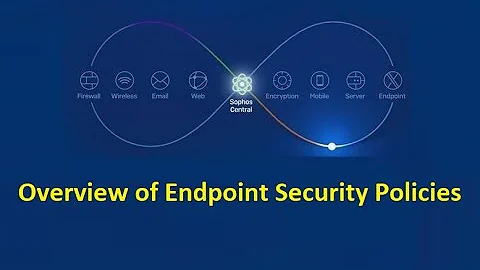 8. Overview of Endpoint Protection Policies || Sophos Central Endpoint Security and Intercept X