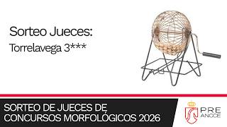 Sorteo Jueces de Concursos Morfológicos 2026: TORRELAVEGA