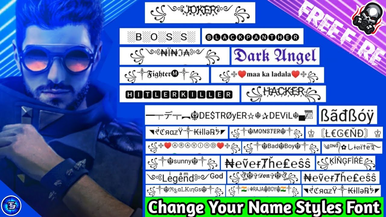 Free Fire Stylish Name Change How To Change Free Fire Stylish Name Tack Blog Youtube