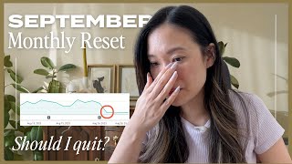 September Monthly Reset | YouTube Invalid Traffic... Should I quit? Hitting 10,000 subscribers!