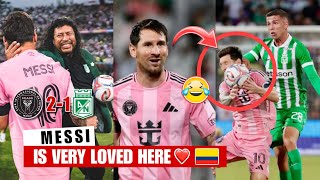 Fans Went Wild Chanting Messis Name During Inter Miami Tour Match In Colombia Vs Atletico Nacional