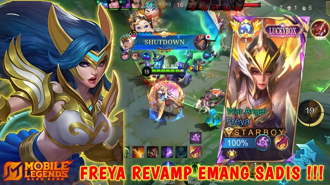FREYA HYPER NGEBANTAI AUTO WIN !!!