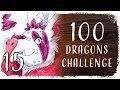 100 Dragons Challenge - 15 | Valentine Dragon