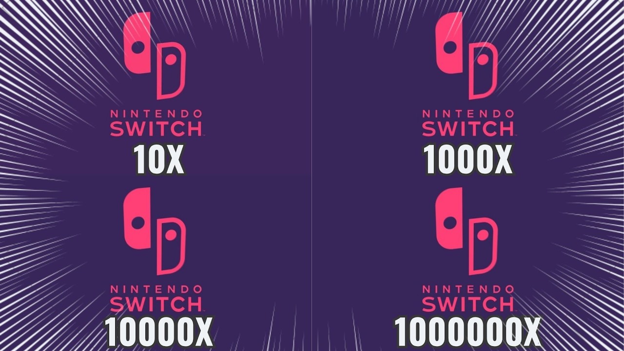 Nintendo Switch Intro Animation Getting 1000000X Fast Part 5 - YouTube
