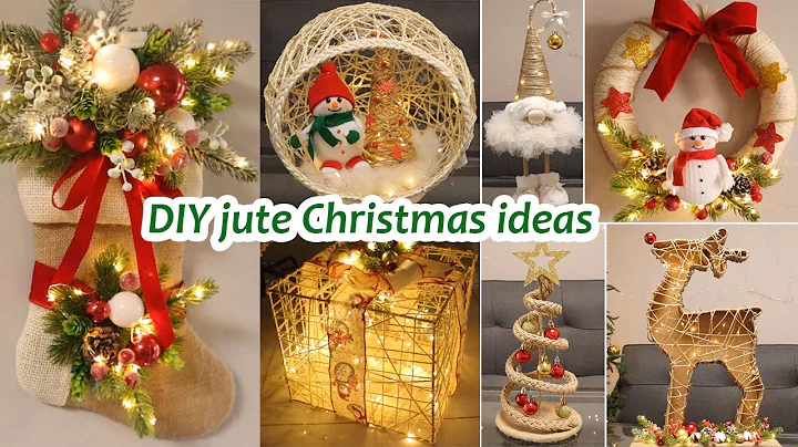 10 Beautiful Christmas Decorations Made From Jute