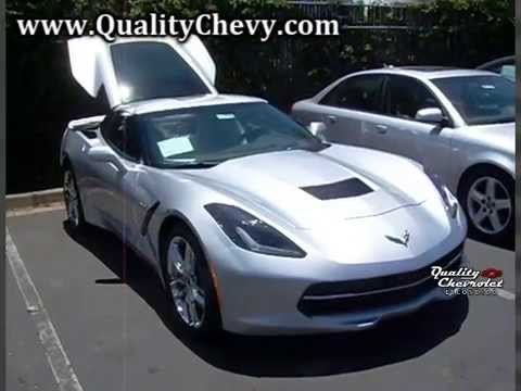2014 Corvette Stingray Blade Silver 6 Speed Manual - YouTube