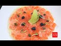 HOW TO MAKE SALMON CARPACCIO AT HOME /Salmon carpaccio with fruity dressing