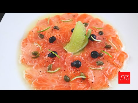 Video: How To Make Salmon Carpaccio